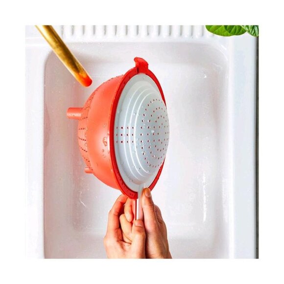 Tupperware Double Colainder in Red and White - Picture 4 of 5